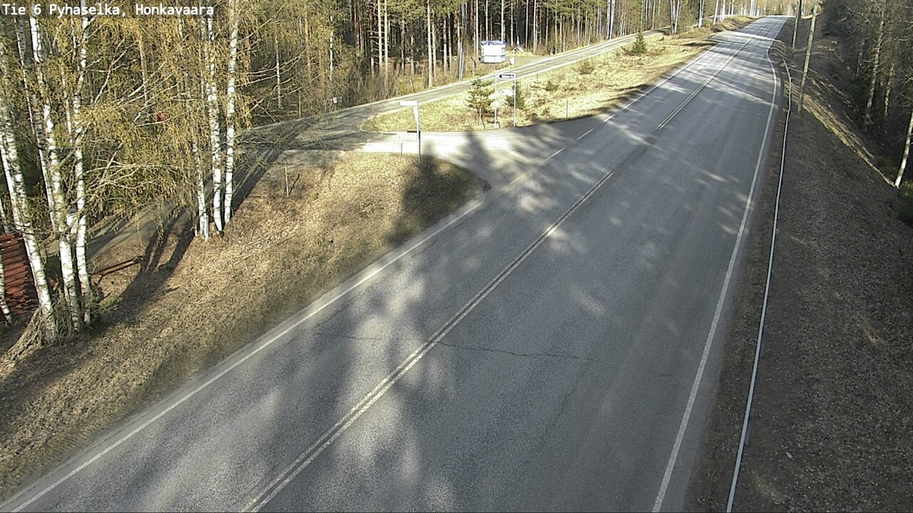 Weather Camera Image Väg 6 Joensuu, Honkavaara, Joensuu, Pohjois-Karjala
