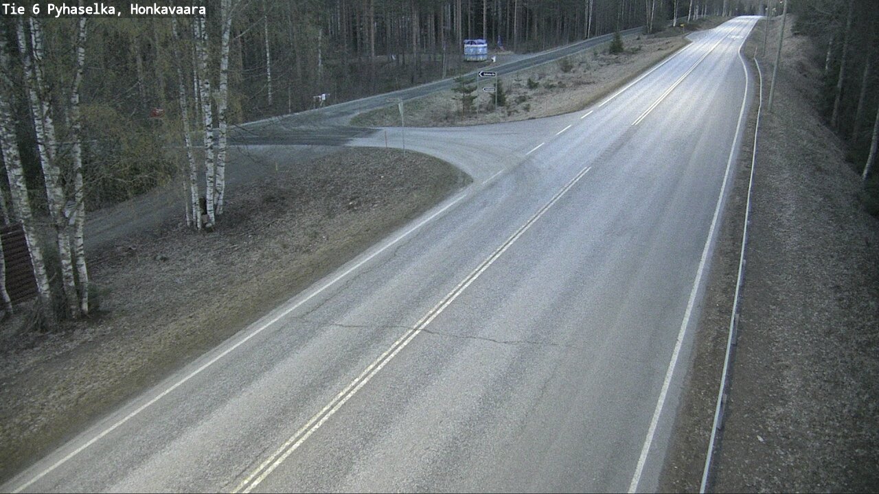 Weather Camera Image Väg 6 Joensuu, Honkavaara, Joensuu, Pohjois-Karjala