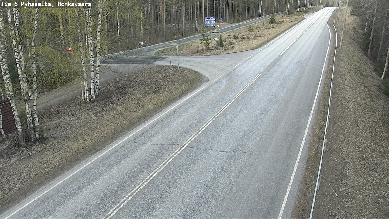 Weather Camera Image Väg 6 Joensuu, Honkavaara, Joensuu, Pohjois-Karjala