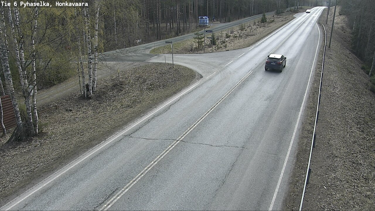 Weather Camera Image Väg 6 Joensuu, Honkavaara, Joensuu, Pohjois-Karjala