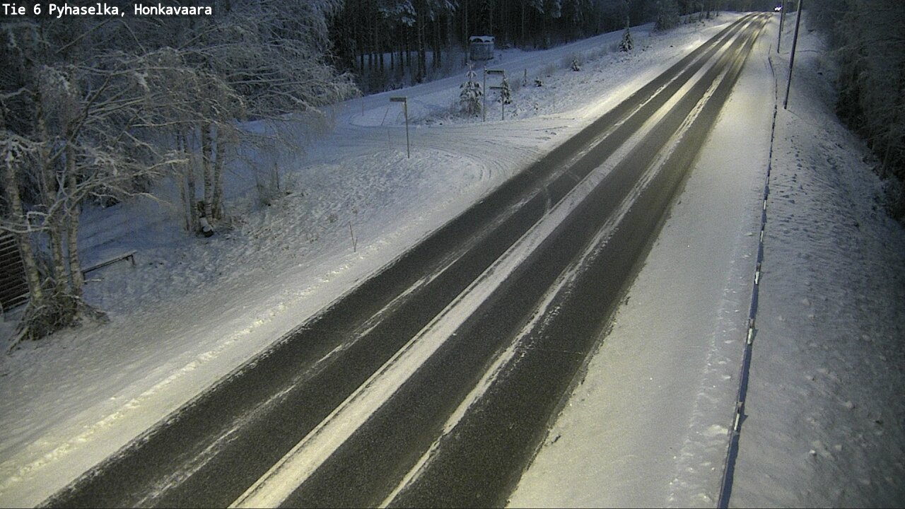 Weather Camera Image Väg 6 Joensuu, Honkavaara, Joensuu, Pohjois-Karjala