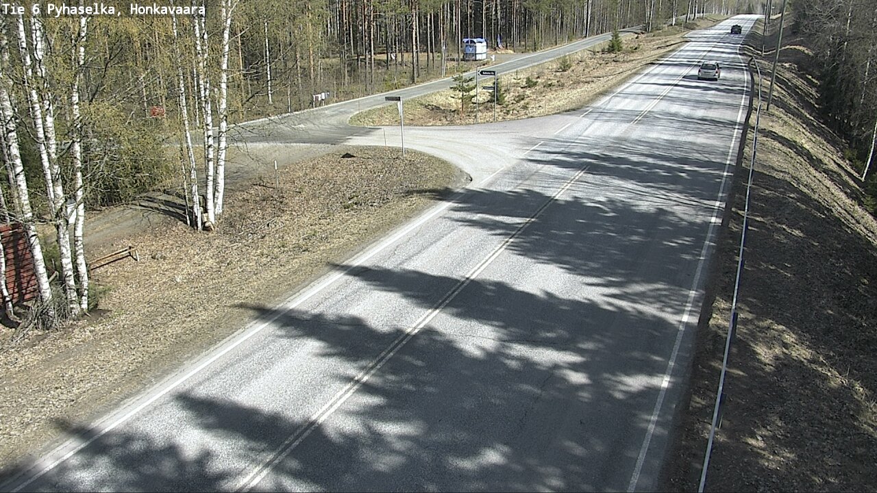 Weather Camera Image Väg 6 Joensuu, Honkavaara, Joensuu, Pohjois-Karjala