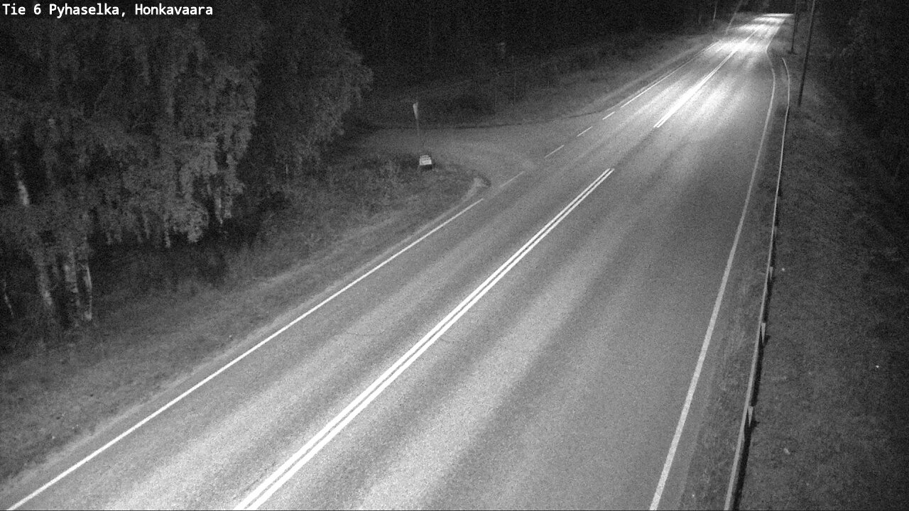 Weather Camera Image Road 6 Joensuu, Honkavaara, Joensuu, Pohjois-Karjala