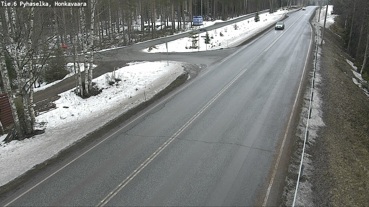 Weather Camera Image Road 6 Joensuu, Honkavaara, Joensuu, Pohjois-Karjala