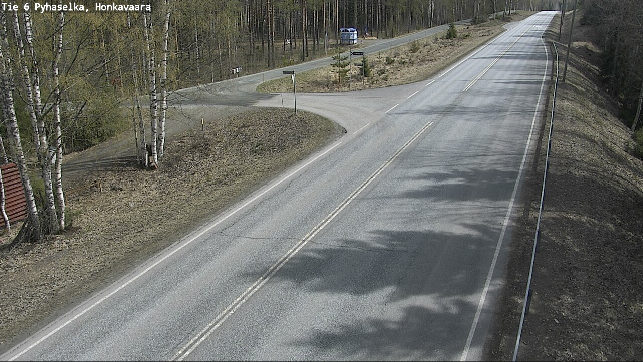 Weather Camera Image Väg 6 Joensuu, Honkavaara, Joensuu, Pohjois-Karjala