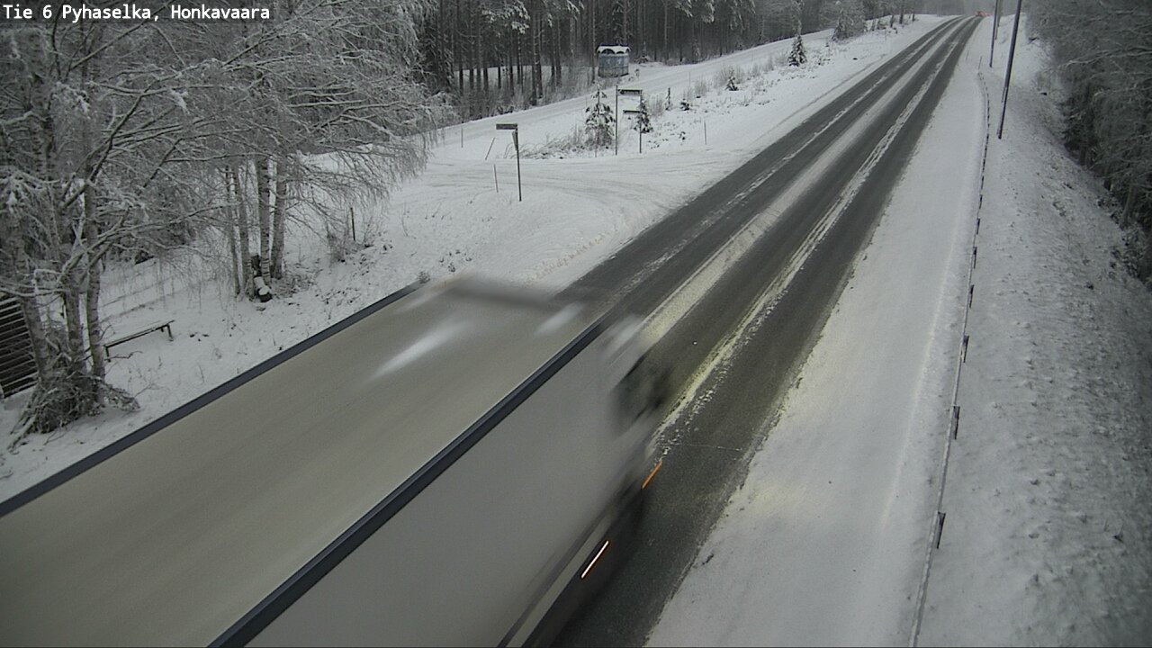 Weather Camera Image Väg 6 Joensuu, Honkavaara, Joensuu, Pohjois-Karjala