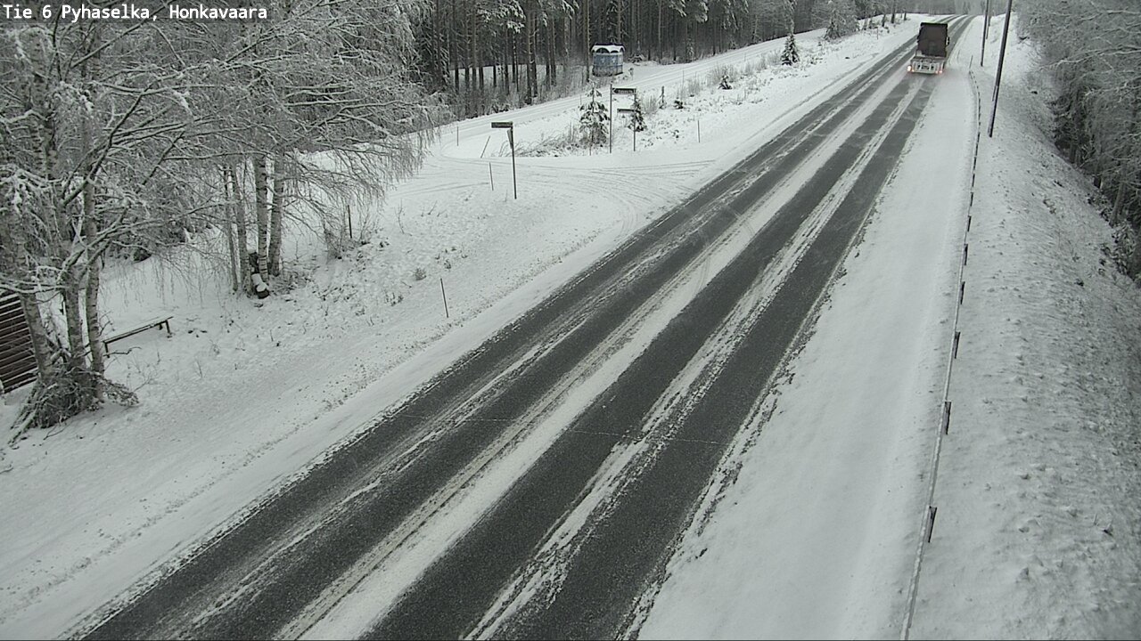 Weather Camera Image Väg 6 Joensuu, Honkavaara, Joensuu, Pohjois-Karjala