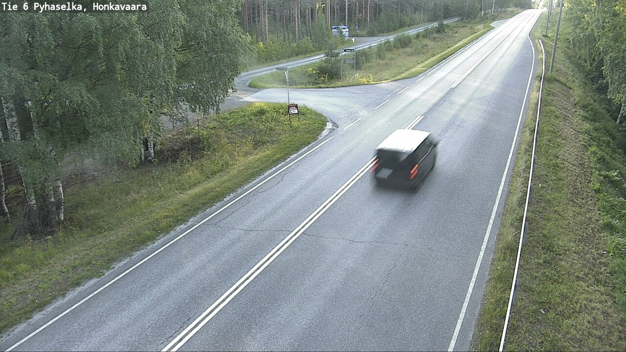 Weather Camera Image Road 6 Joensuu, Honkavaara, Joensuu, Pohjois-Karjala