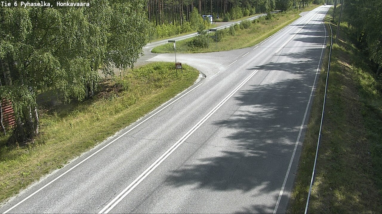 Weather Camera Image Road 6 Joensuu, Honkavaara, Joensuu, Pohjois-Karjala