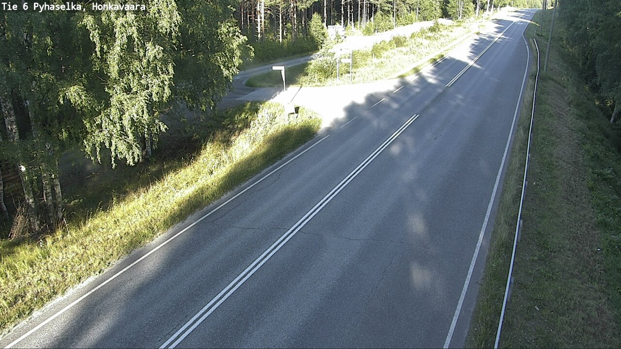 Weather Camera Image Road 6 Joensuu, Honkavaara, Joensuu, Pohjois-Karjala