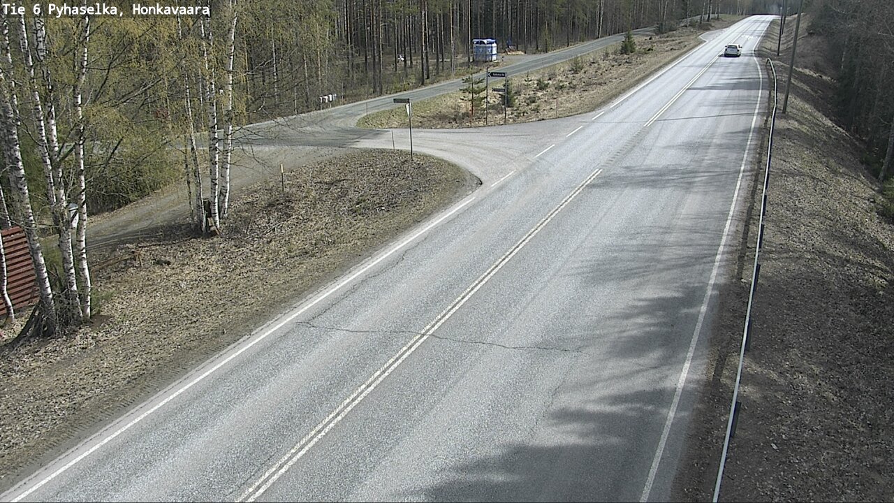 Weather Camera Image Väg 6 Joensuu, Honkavaara, Joensuu, Pohjois-Karjala