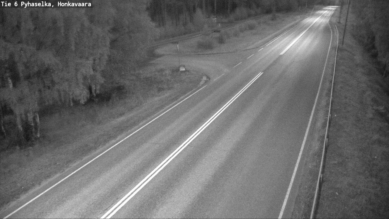 Weather Camera Image Road 6 Joensuu, Honkavaara, Joensuu, Pohjois-Karjala