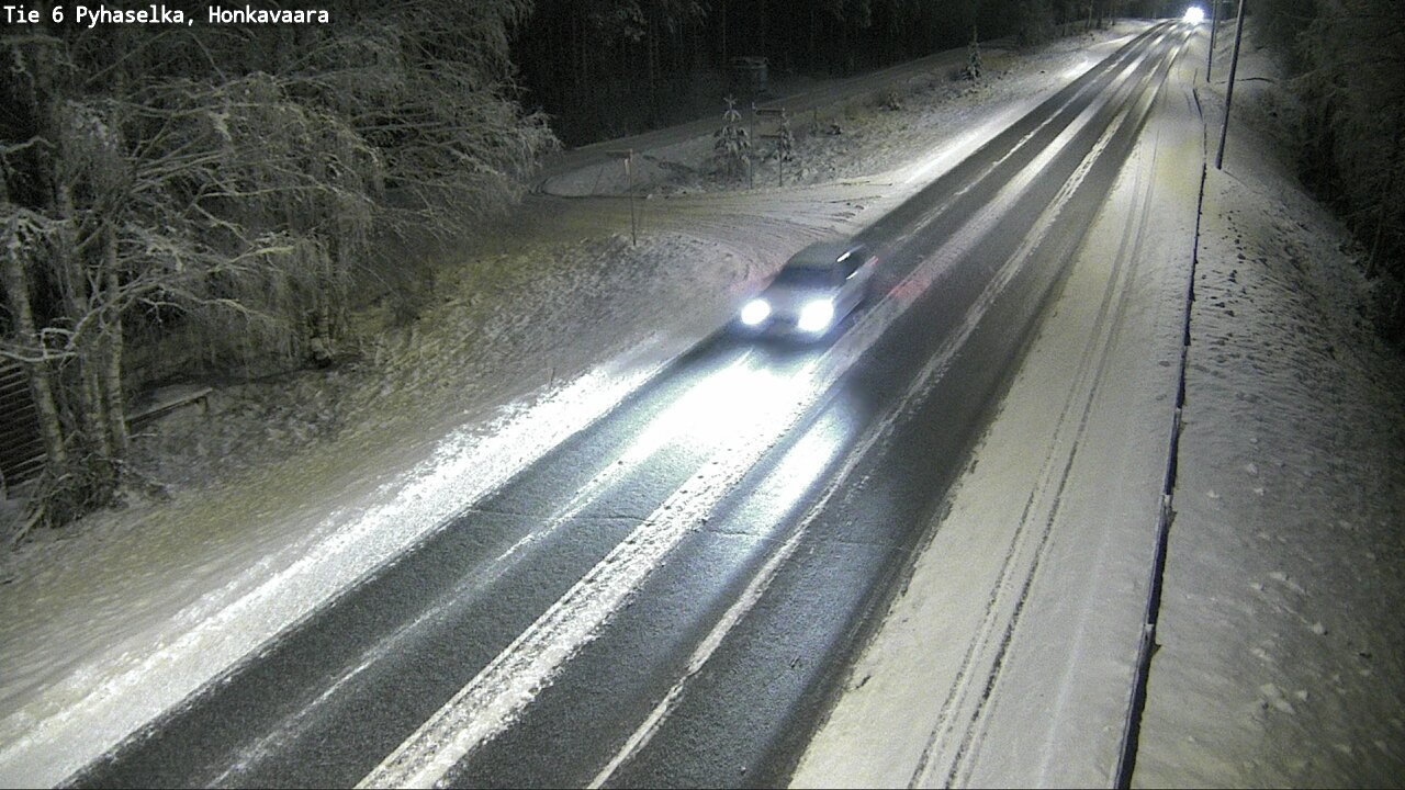 Weather Camera Image Väg 6 Joensuu, Honkavaara, Joensuu, Pohjois-Karjala