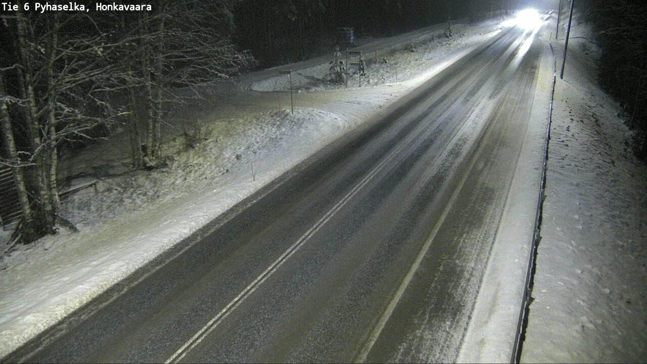 Weather Camera Image Road 6 Joensuu, Honkavaara, Joensuu, Pohjois-Karjala
