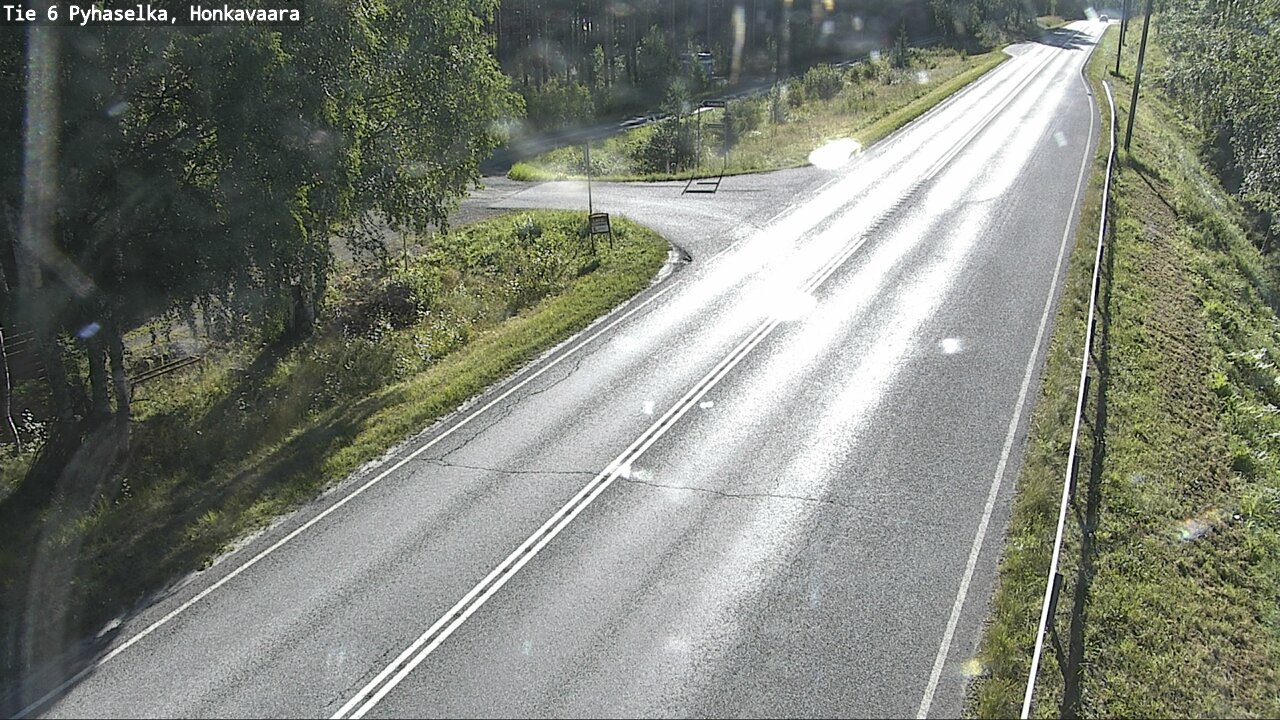 Weather Camera Image Road 6 Joensuu, Honkavaara, Joensuu, Pohjois-Karjala