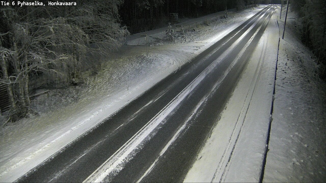 Weather Camera Image Väg 6 Joensuu, Honkavaara, Joensuu, Pohjois-Karjala