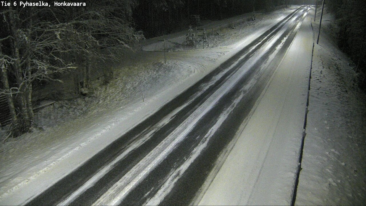 Weather Camera Image Väg 6 Joensuu, Honkavaara, Joensuu, Pohjois-Karjala