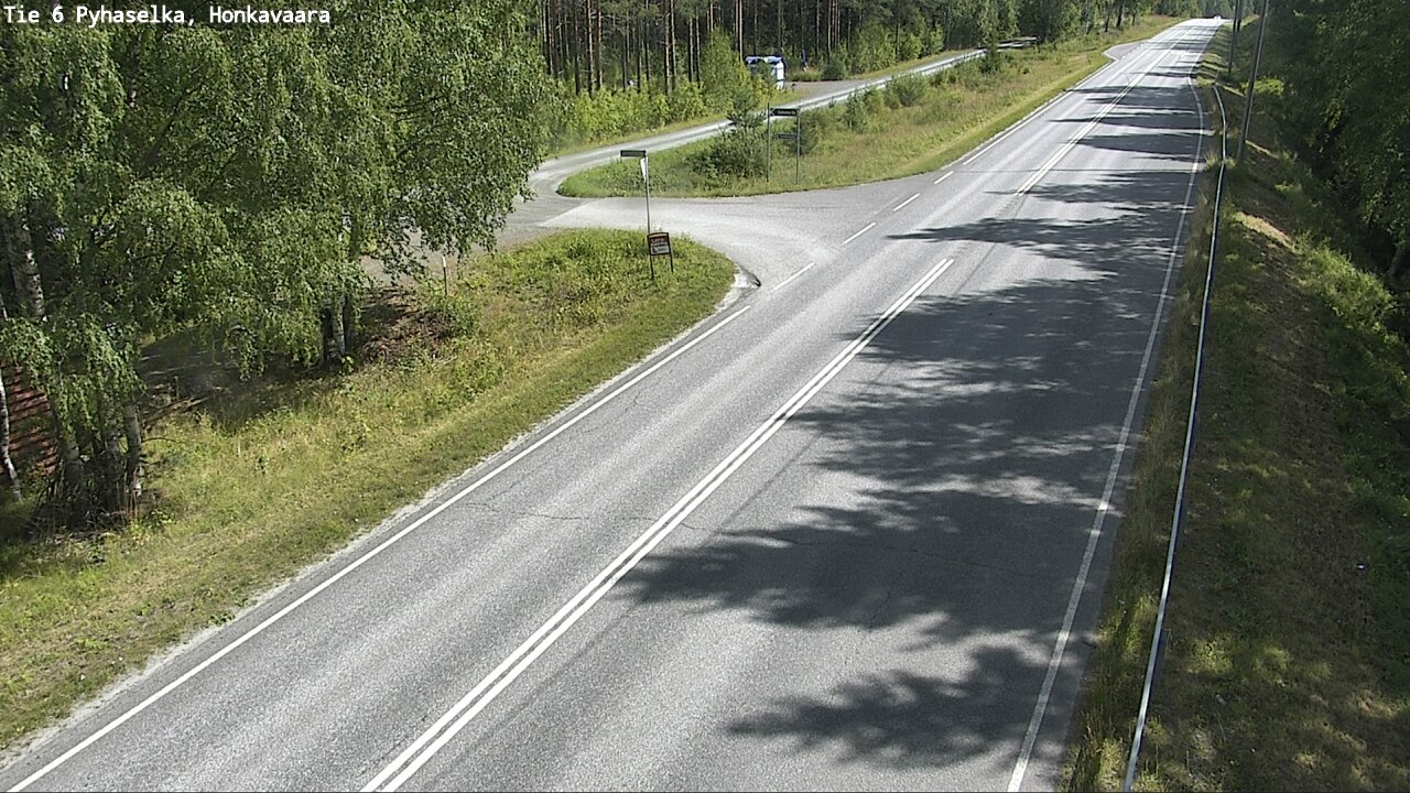 Weather Camera Image Road 6 Joensuu, Honkavaara, Joensuu, Pohjois-Karjala