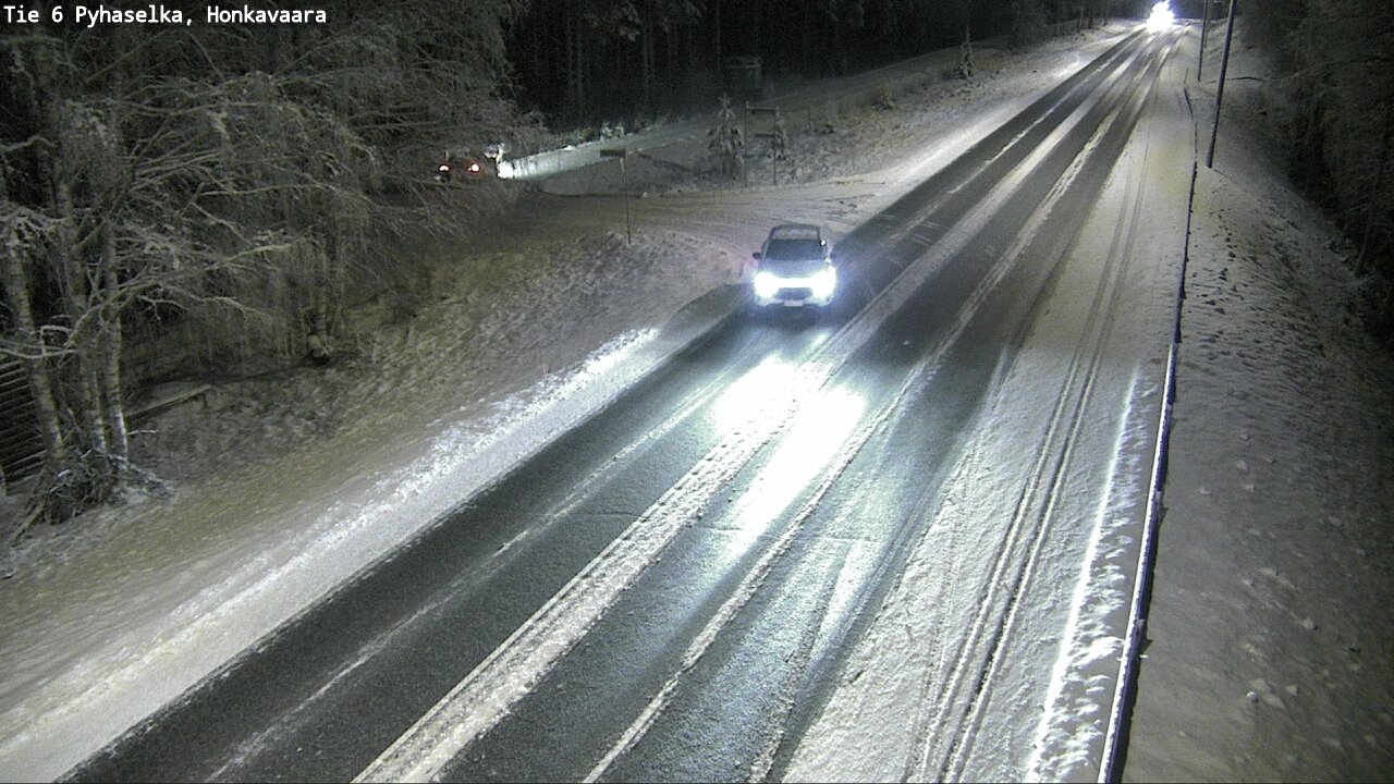 Weather Camera Image Väg 6 Joensuu, Honkavaara, Joensuu, Pohjois-Karjala