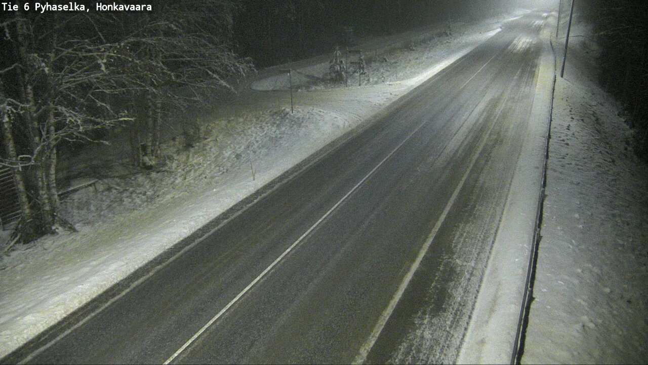 Weather Camera Image Road 6 Joensuu, Honkavaara, Joensuu, Pohjois-Karjala