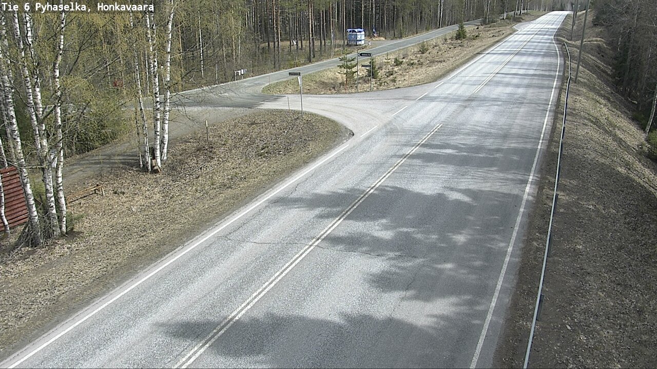 Weather Camera Image Väg 6 Joensuu, Honkavaara, Joensuu, Pohjois-Karjala