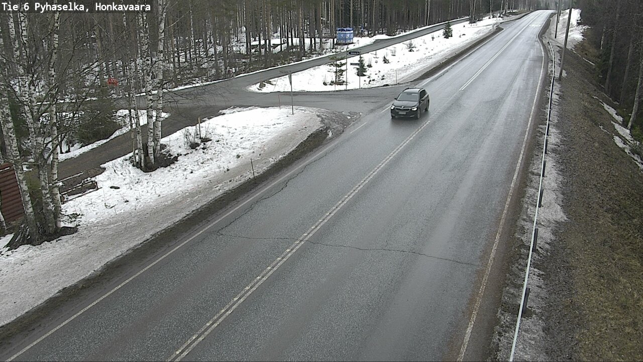 Weather Camera Image Road 6 Joensuu, Honkavaara, Joensuu, Pohjois-Karjala