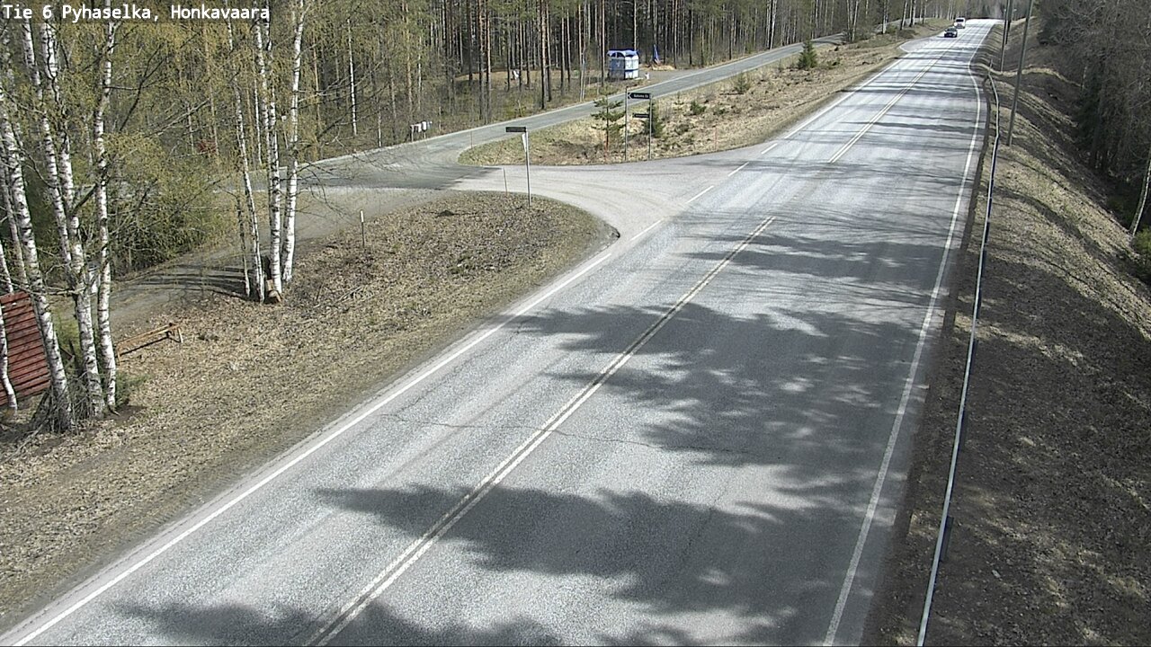 Weather Camera Image Väg 6 Joensuu, Honkavaara, Joensuu, Pohjois-Karjala