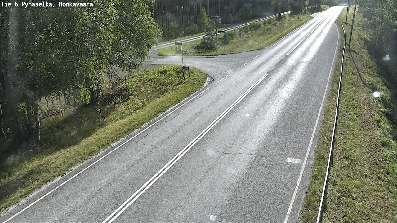 Weather Camera Image Road 6 Joensuu, Honkavaara, Joensuu, Pohjois-Karjala