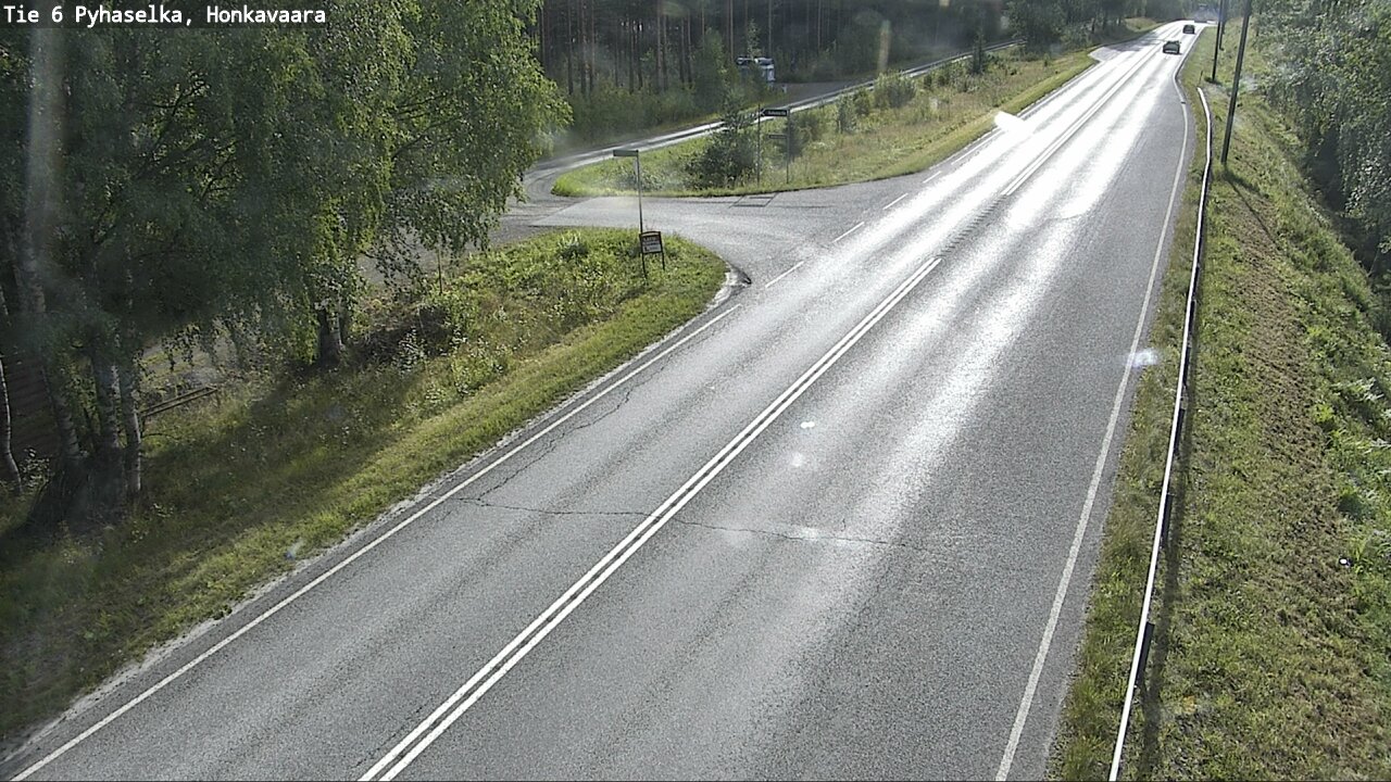 Weather Camera Image Road 6 Joensuu, Honkavaara, Joensuu, Pohjois-Karjala