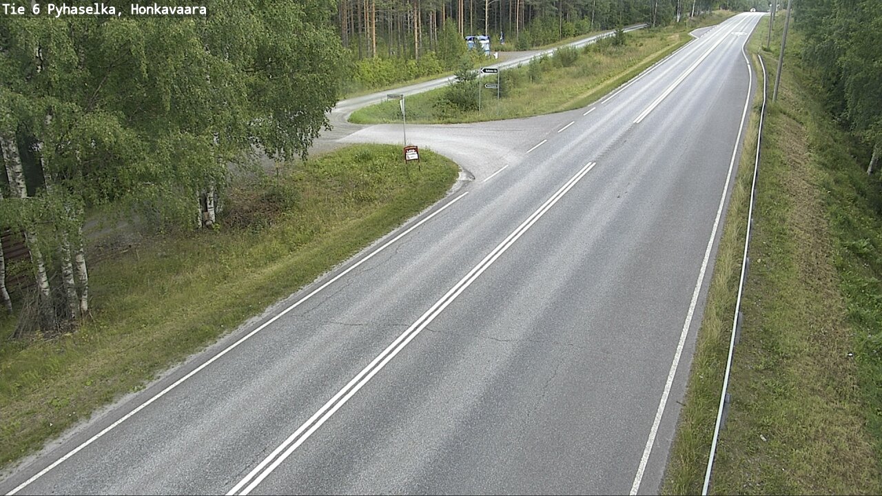 Weather Camera Image Road 6 Joensuu, Honkavaara, Joensuu, Pohjois-Karjala