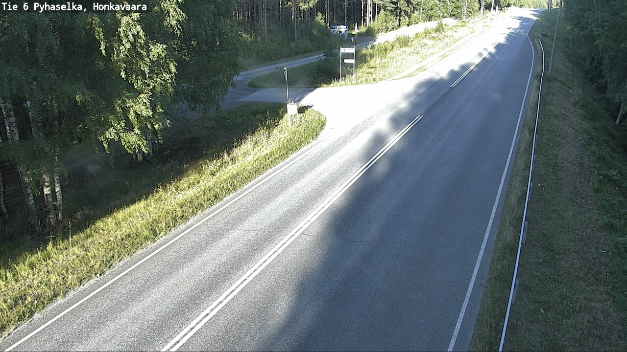 Weather Camera Image Road 6 Joensuu, Honkavaara, Joensuu, Pohjois-Karjala
