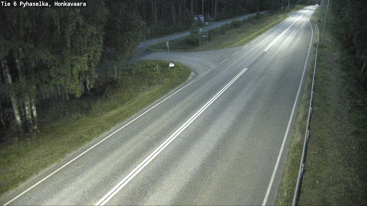 Weather Camera Image Road 6 Joensuu, Honkavaara, Joensuu, Pohjois-Karjala