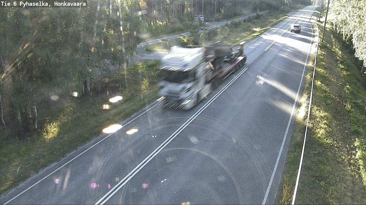 Weather Camera Image Road 6 Joensuu, Honkavaara, Joensuu, Pohjois-Karjala