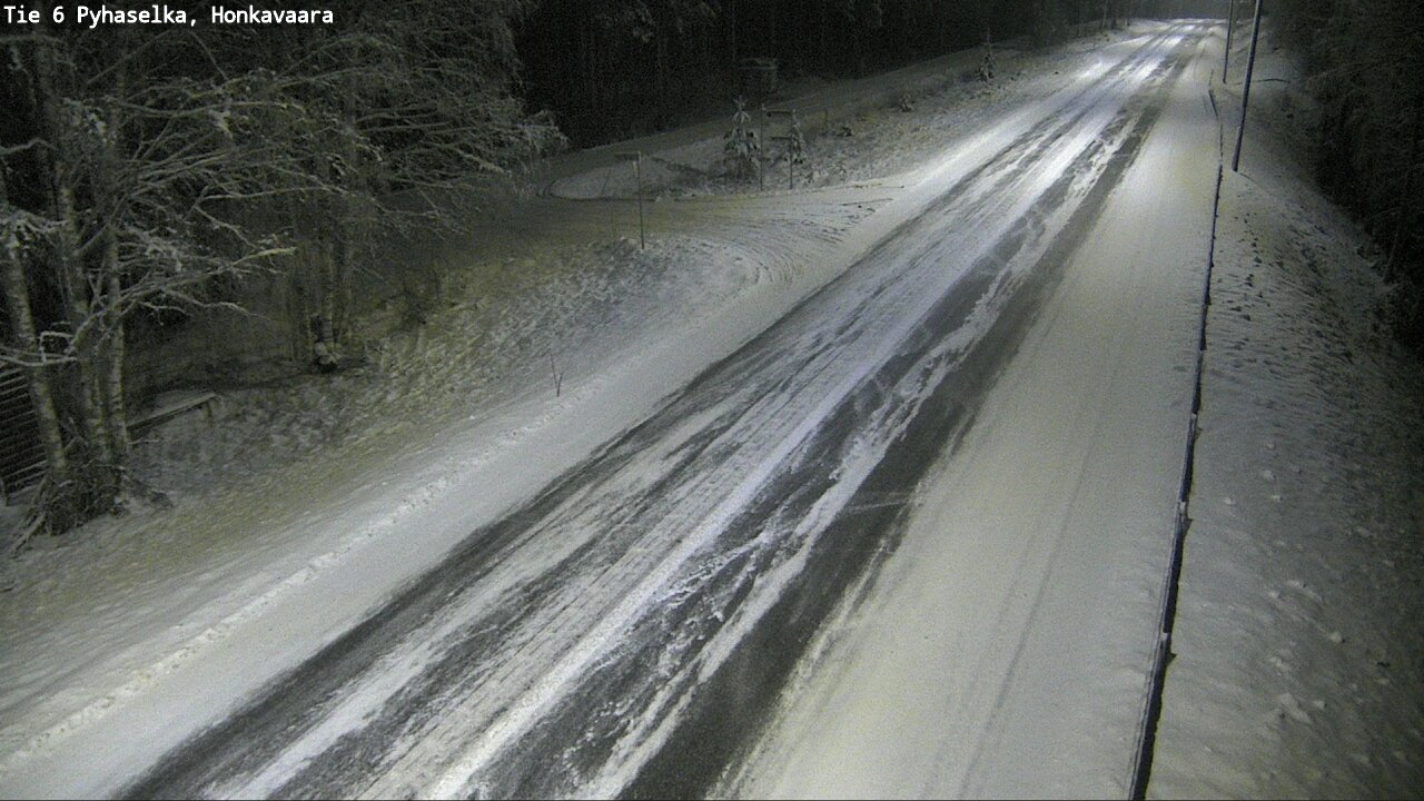 Weather Camera Image Väg 6 Joensuu, Honkavaara, Joensuu, Pohjois-Karjala