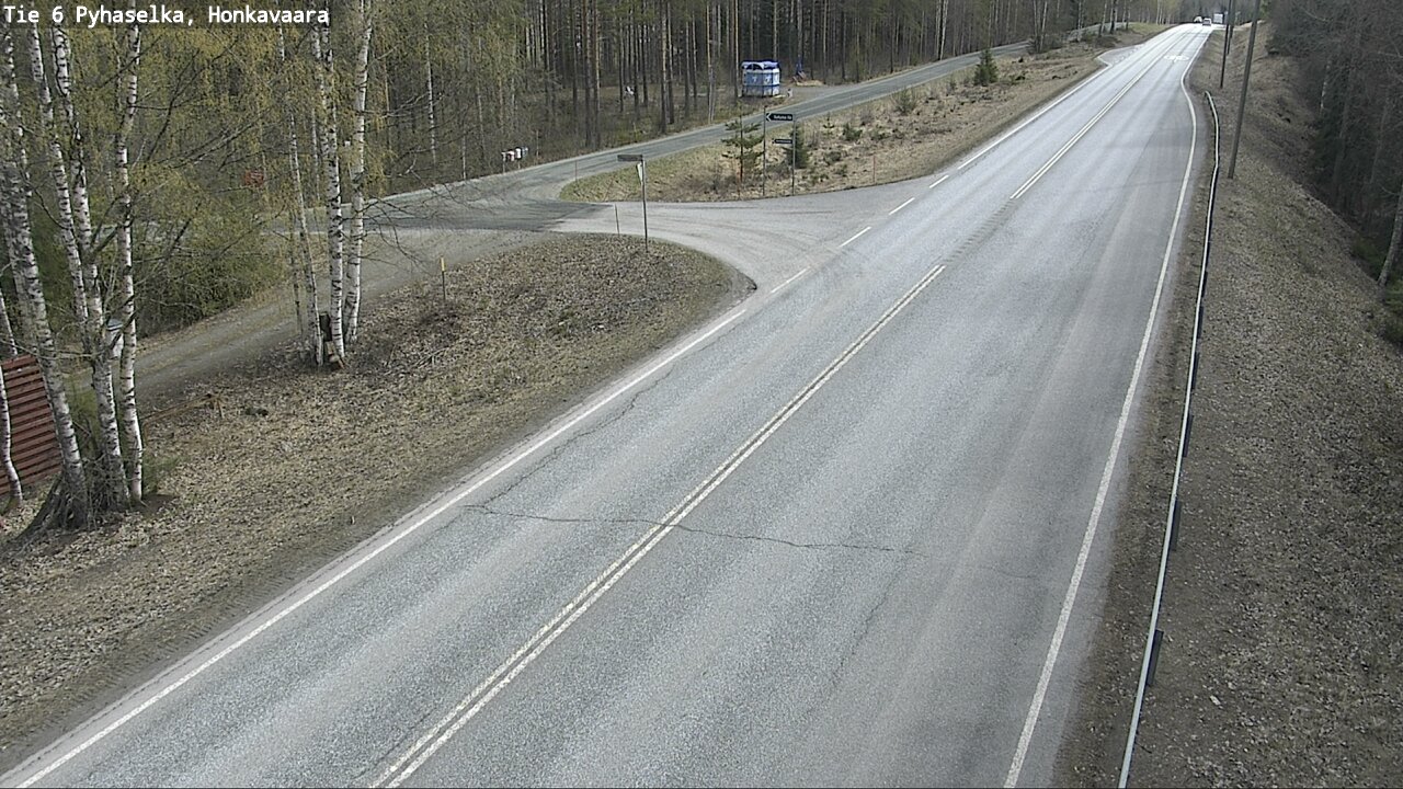 Weather Camera Image Väg 6 Joensuu, Honkavaara, Joensuu, Pohjois-Karjala
