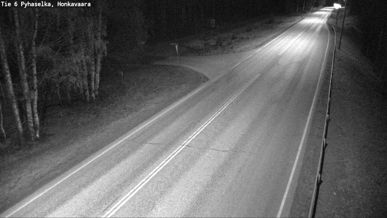 Weather Camera Image Väg 6 Joensuu, Honkavaara, Joensuu, Pohjois-Karjala