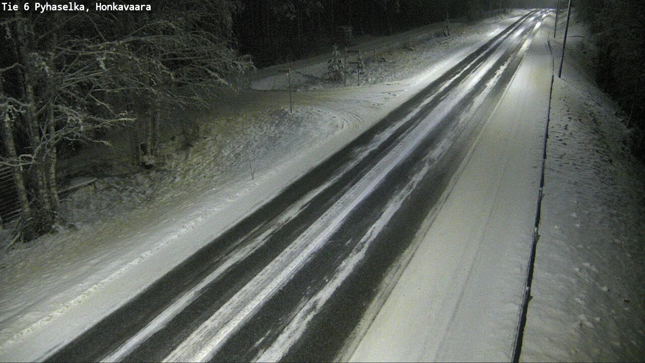 Weather Camera Image Väg 6 Joensuu, Honkavaara, Joensuu, Pohjois-Karjala