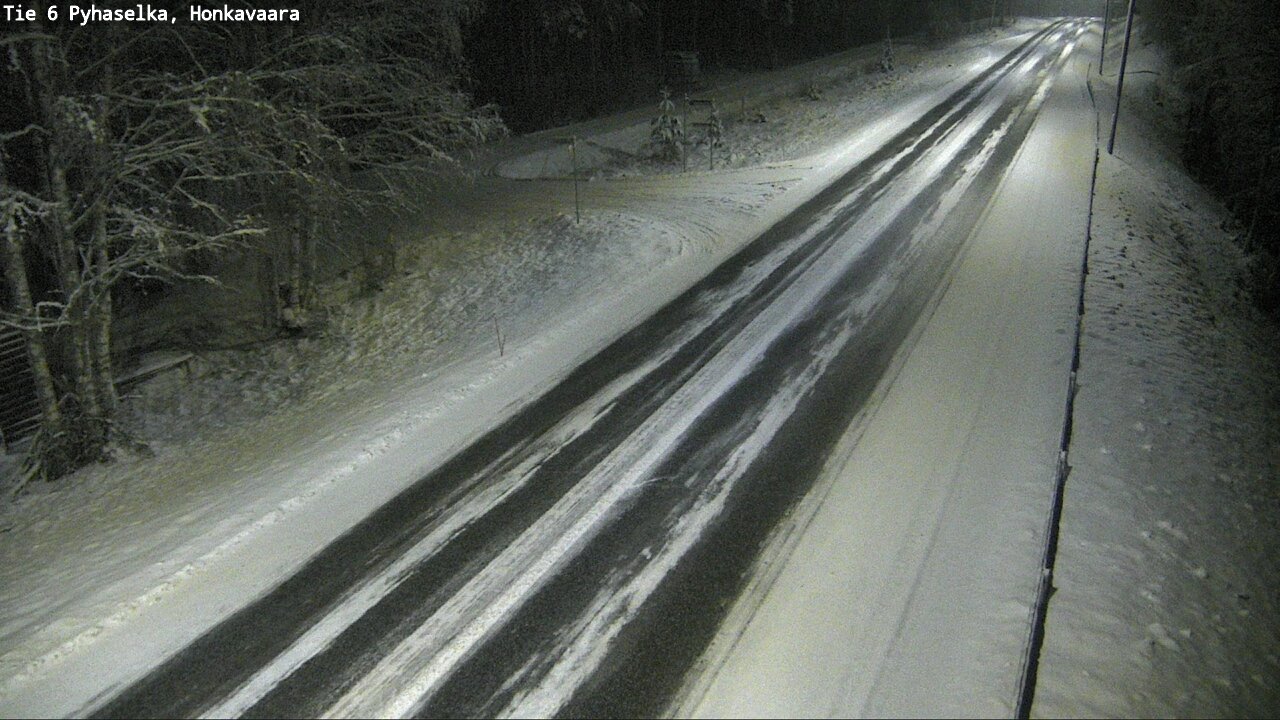 Weather Camera Image Väg 6 Joensuu, Honkavaara, Joensuu, Pohjois-Karjala