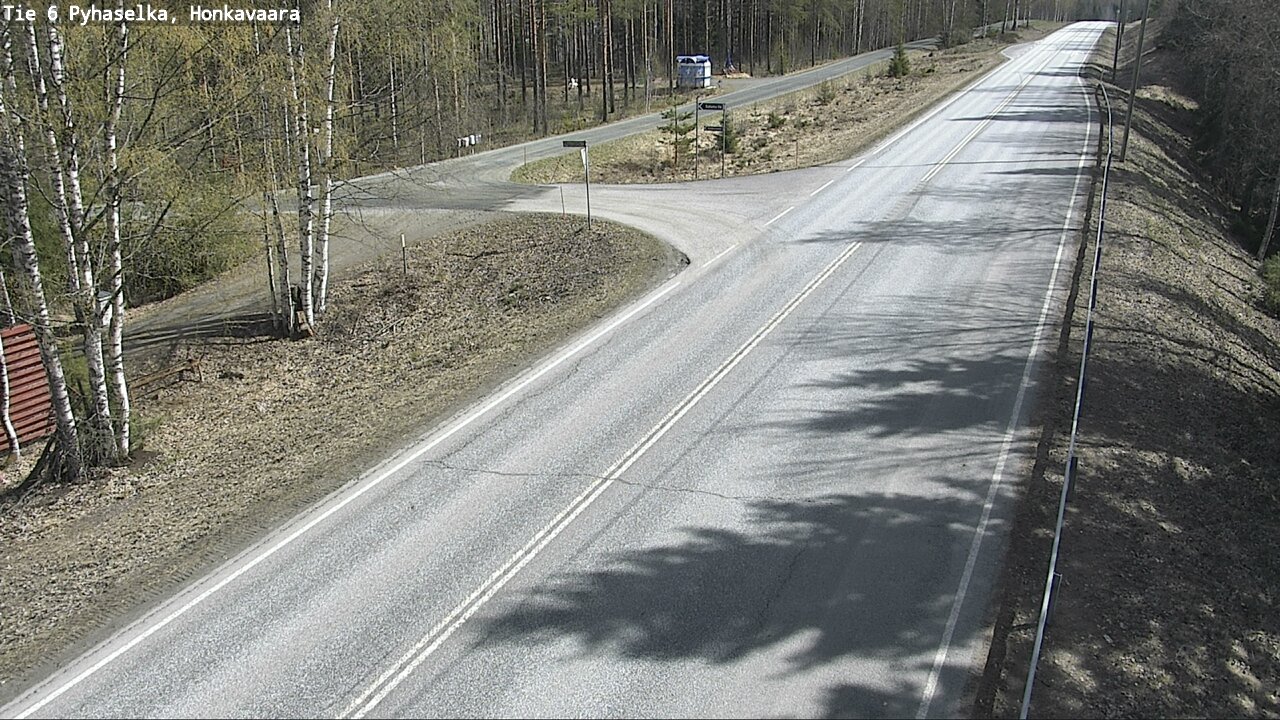 Weather Camera Image Väg 6 Joensuu, Honkavaara, Joensuu, Pohjois-Karjala