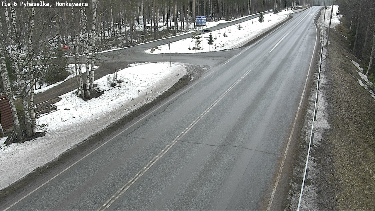 Weather Camera Image Road 6 Joensuu, Honkavaara, Joensuu, Pohjois-Karjala