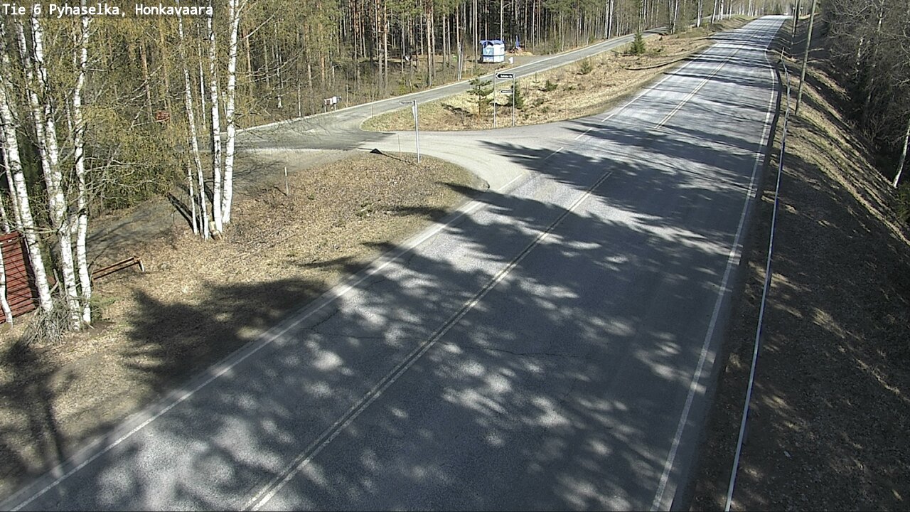 Weather Camera Image Väg 6 Joensuu, Honkavaara, Joensuu, Pohjois-Karjala