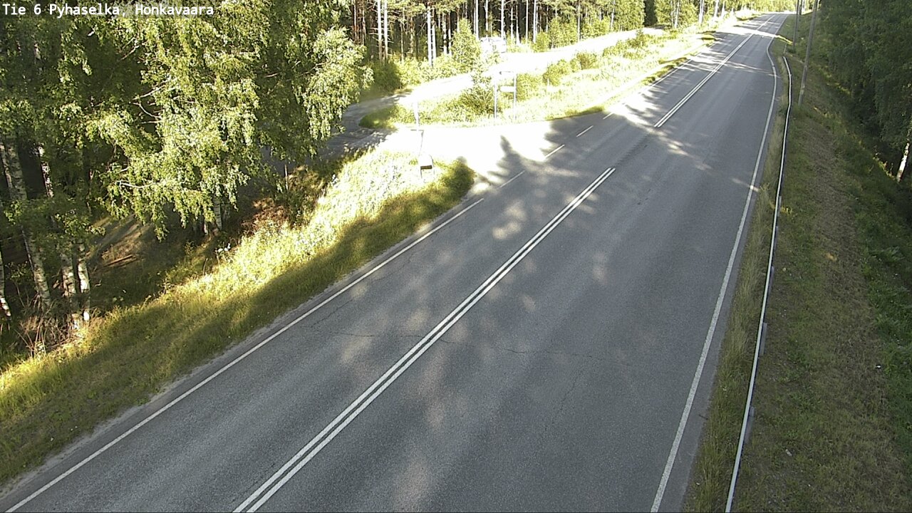 Weather Camera Image Road 6 Joensuu, Honkavaara, Joensuu, Pohjois-Karjala