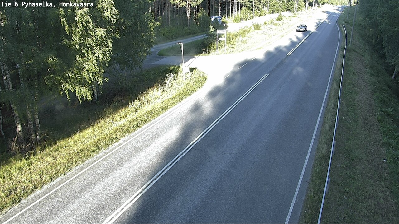 Weather Camera Image Road 6 Joensuu, Honkavaara, Joensuu, Pohjois-Karjala