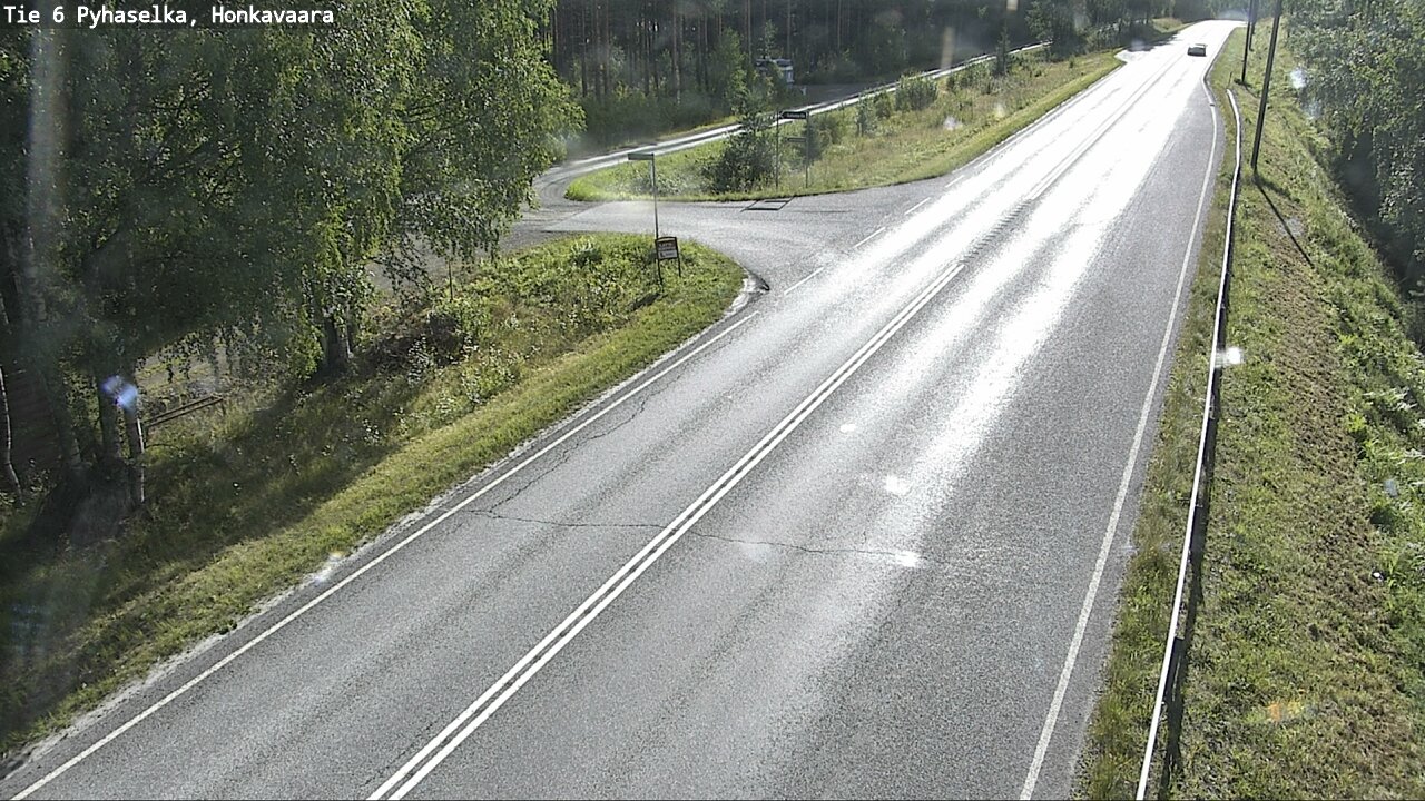 Weather Camera Image Road 6 Joensuu, Honkavaara, Joensuu, Pohjois-Karjala