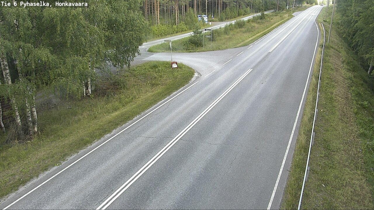 Weather Camera Image Road 6 Joensuu, Honkavaara, Joensuu, Pohjois-Karjala