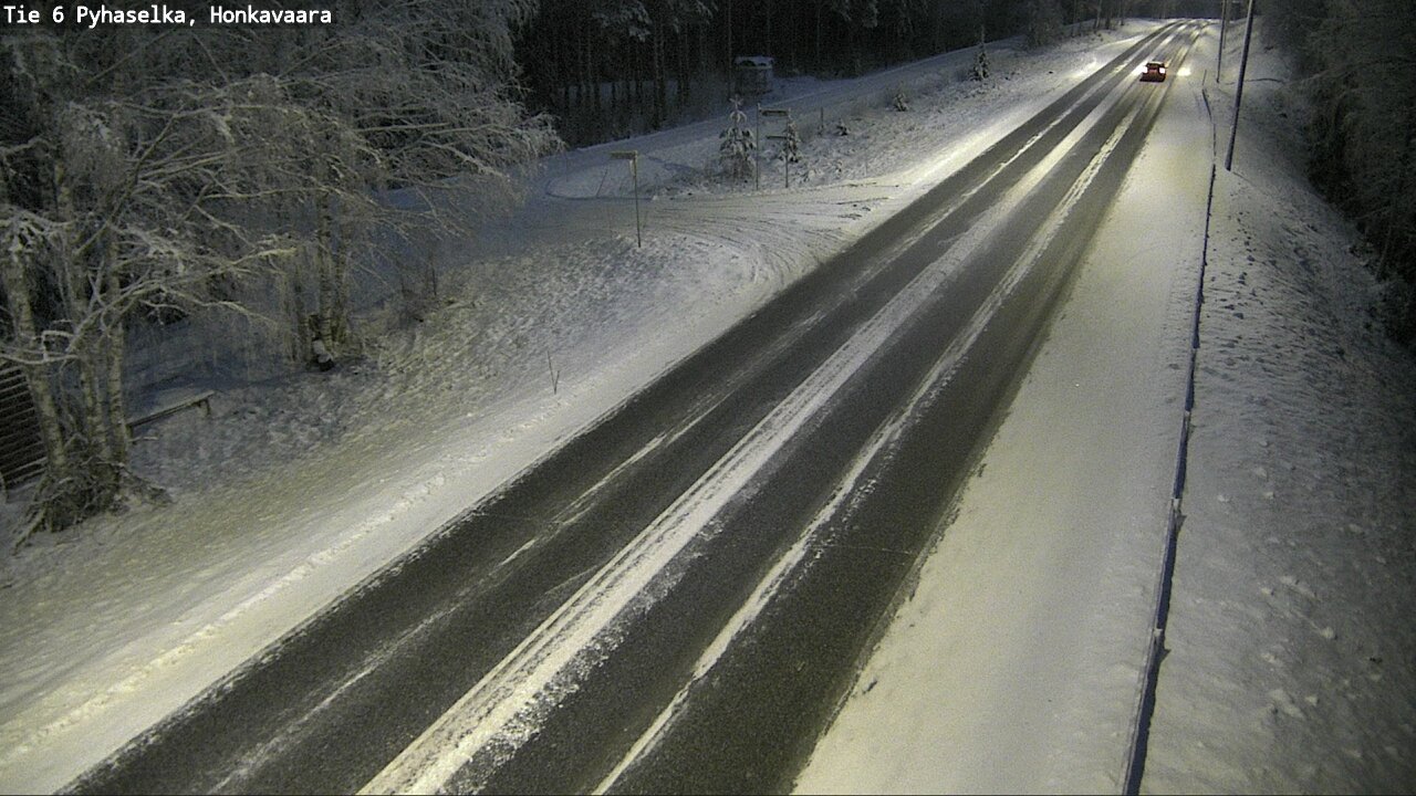 Weather Camera Image Väg 6 Joensuu, Honkavaara, Joensuu, Pohjois-Karjala