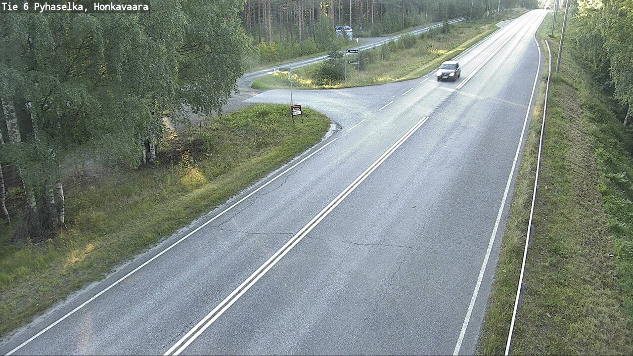 Weather Camera Image Road 6 Joensuu, Honkavaara, Joensuu, Pohjois-Karjala