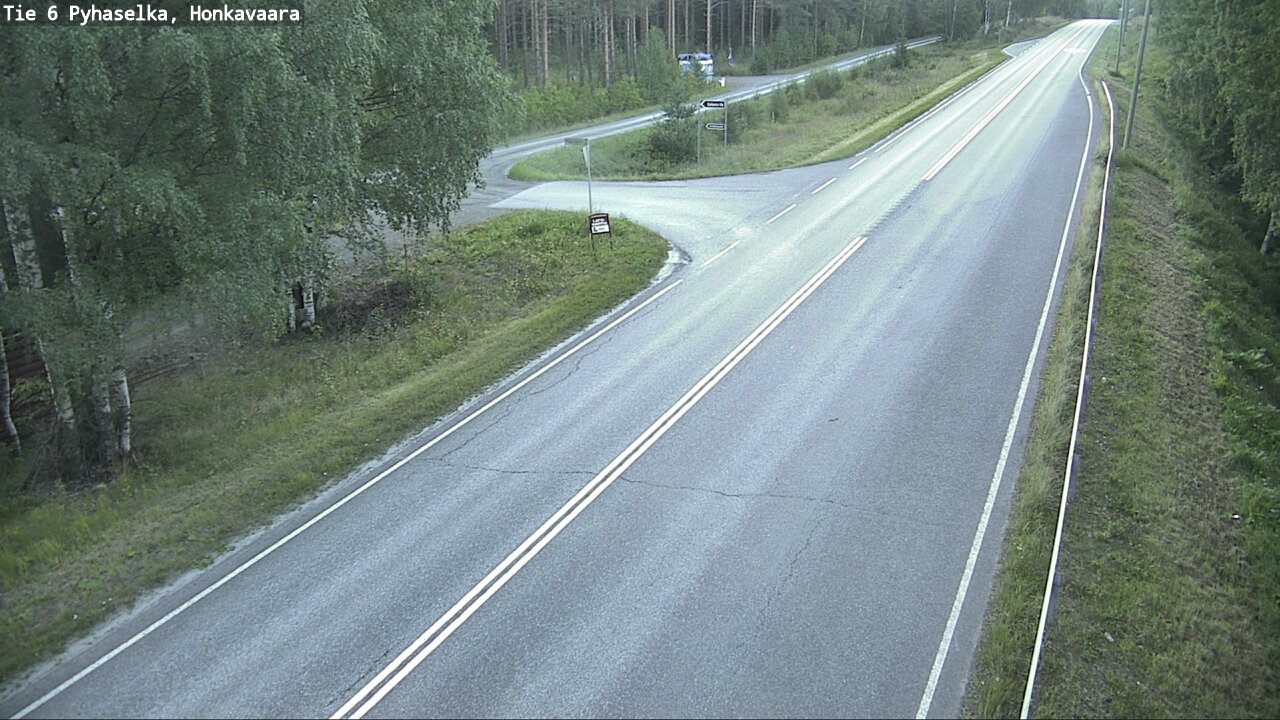 Weather Camera Image Road 6 Joensuu, Honkavaara, Joensuu, Pohjois-Karjala