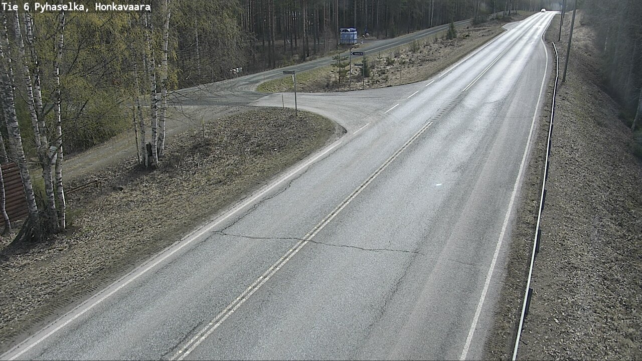 Weather Camera Image Väg 6 Joensuu, Honkavaara, Joensuu, Pohjois-Karjala