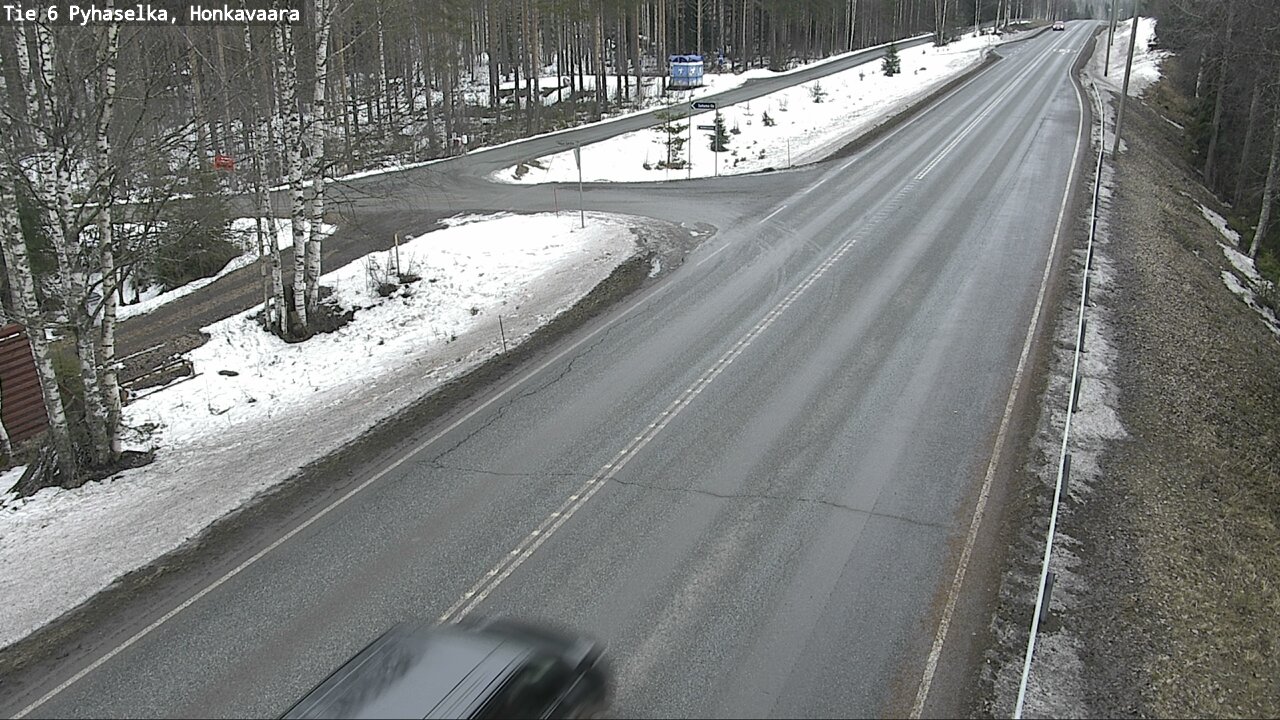 Weather Camera Image Road 6 Joensuu, Honkavaara, Joensuu, Pohjois-Karjala